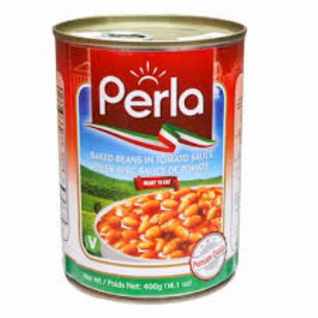PERLA BAKED BEANS 24PK 400G